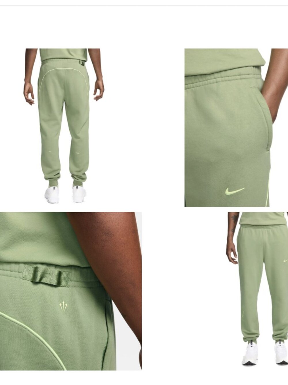 Nike x NOCTA Drake Cardinal Stock Sweatpants Oil Green